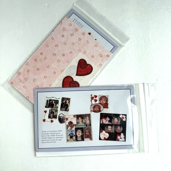 Lot of 3 Creative Memories Thanks to You Sticker and Paper Packs Hearts Daisy - Picture 3 of 4